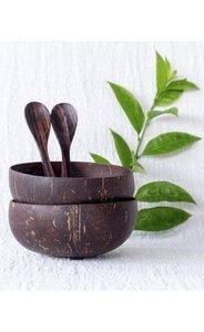 ชุดชามเปลือกมะพร้าวชุดชามธรรมชาติเป็นมิตรต่อสิ่งแวดล้อมสำหรับสมูทตี้สลัดข้าวไร้ของเสียและเป็นมังสวิรัติ - Product Image 4