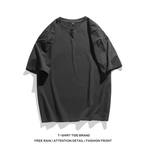 Gym Respirant Hommes Running Tshirt Quick Dry 50% Coton 50% Polyester T Shirts T-shirt de haute qualité pour hommes - Product Image 6