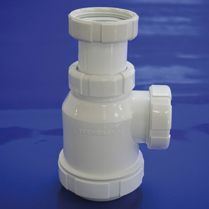 Sifone a Bottiglia Estensibile T-4-VA 1 1/2 con Valvola Automatica - Product Image 1