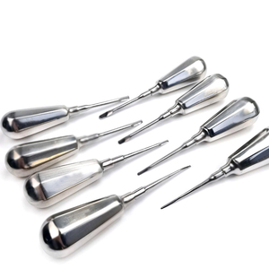 Elevador de raíz dental mínimamente invasivo para extracción de dientes Base de instrumento quirúrgico manual con kit de sutura luxante - Product Image 1
