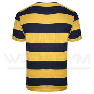 Camiseta de secado rápido personalizada para hombre OEM y ODM diseño de logotipo personalizado camiseta impresa algodón poliéster manga corta camisas lisas - Product Image 4