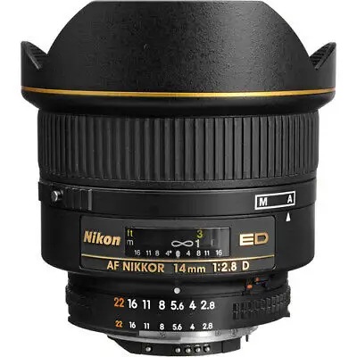 N.ikon AF Nikkor 14mm f/2.8D ED Autofocus Lens