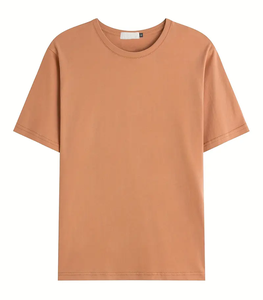 Vente en gros de t-shirts unis à col en V profond sans marque pour femmes T-shirts pour femmes dames de haute qualité 100% coton - Product Image 2