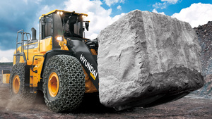 Chargeur de roue de 321kw HL985A avec la fourche avant pour la vente bon marché - Product Image 5