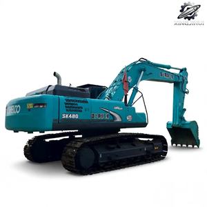 รถขุด Kobelco SK480 มือสอง 48 ตัน บุ้งกี๋ 2.3 ลบ.ม. ของแท้จากญี่ปุ่น รถขุดตีนตะขาบขนาดใหญ่สำหรับงานก่อสร้าง ชั่วโมงการใช้งานต่ำ ได้รับการรับรองมาตรฐาน CE - Product Image 1