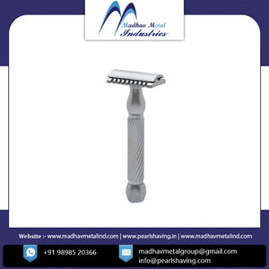 High Quality Double Edge Safety <b>Razor</b> With Brass Handle Classic <b>Men</b> Shaving <b>Razor</b> <b>Set</b> At Best Price - Product Image 2