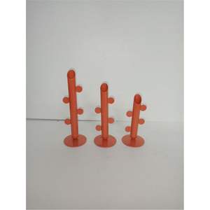 Bougeoirs en métal modernes en gros, élégants et hauts, pour bougies coniques, supports pour banquet, mariage, événement, décoration de table jaune pour fête - Product Image 6