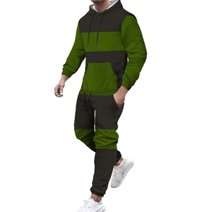 Survêtement unisexe de qualité supérieure, décontracté, uni, imprimé, à capuche, en coton, polaire d'hiver, personnalisé, grande taille - Product Image 5