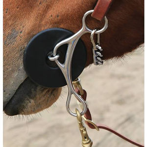 Veterinaria Brittany Long Gag Twisted Lifesaver Hackamore Horse Bit Smooth Boquilla Todas las herramientas para montar a caballo están disponibles - Product Image 2