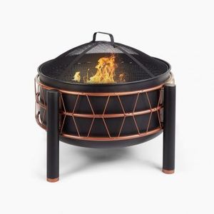 Diseño de lujo Reposapiés Pozo de fuego Patio trasero Jardín Quemador de madera Pozo de fuego para jardín y césped Pozo de fuego de hierro de metal de calidad superior - Product Image 6