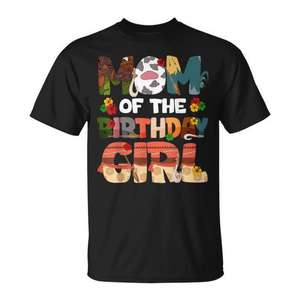 T-shirt Décoratif pour Fête de Famille - Maman, Papa, Anniversaire Fille, Princesse de l'Océan - Catégorie Promotionnelle - Product Image 1