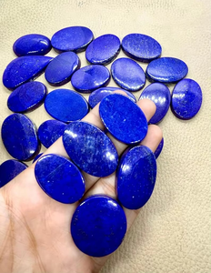 ลาพิส ลาซูลี คุณภาพสูง ทรงหลังเบี้ย ขัดเงา สำหรับทำเครื่องประดับ คริสตัลบำบัด ราคาประหยัด - Product Image 5