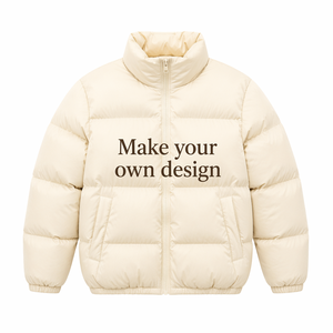 CUSTOM MEN WOMEN PUFFER <b>JACKET</b> INSULATED WINTER <b>ZIP</b> <b>UP</b> COAT OEM ODM FACTORY WHOLESALE SUPPLIER - Product Image 1