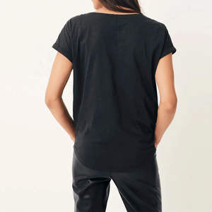 Camiseta de Algodón 100% de Corte Holgado Unisex, Transpirable, con Estampado de Logotipo Personalizado, Estilo Casual de Verano - Product Image 2