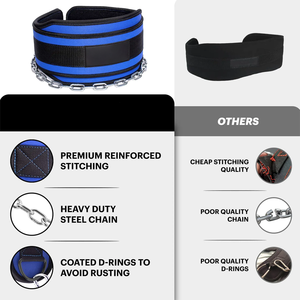 Support dorsal fitness personnalisable avec ceinture de musculation en néoprène robuste Pull-ups Squats-Vente à chaud - Product Image 6