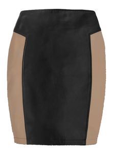 Best-seller Jupe en cuir de vachette véritable de qualité supérieure, décontractée, écologique, antibactérienne, prix de gros - Product Image 4