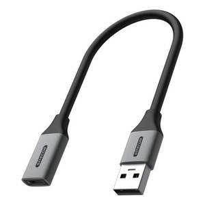 Adaptador USB-A a USB-C de 0.15m, Gris, Cavo AD 1013, Adaptadores y Conectores - Product Image 1