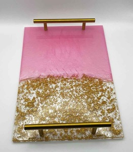 Resin <b>Decorative</b> Tray in Multiple Colors Rectangle Home <b>Decor</b> Resin Tray High Quality - Product Image 3