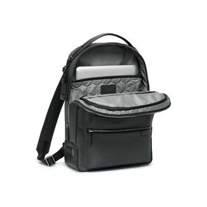 Nouveauté Sac à dos pour ordinateur portable professionnel personnalisé avec logo, léger, grande capacité, doublure en polyester rayée - Product Image 3