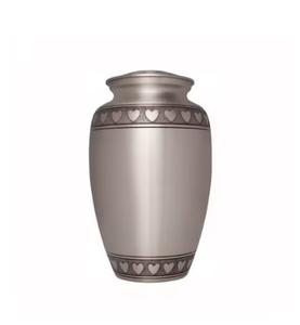 Urne de crémation en laiton blanc brillant personnalisée de haute qualité bocaux de crémation funéraires de cendres en gros de haute quantité minimale de commande - Product Image 5