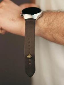 Correa de cuero marrón coco al por mayor correas de reloj ante italiano clásico con diseño de moda 20/22/24mm personalizado - Product Image 5