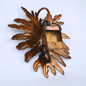 Lampe murale moderne et écologique en forme de feuille, style élégant, éclairage de maison de haute qualité pour le salon, Noël et les mariages - Product Image 4