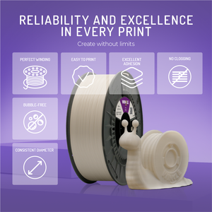 Filament PLA HD WINKLE 1,75 mm 1 kg pour imprimante 3D, tolérance élevée 0,05 mm, compatible lit chauffant 190-230°C, biodégradable, impression facile - Product Image 4