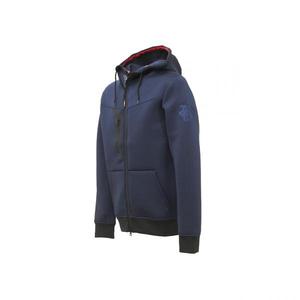 Ropa DE TRABAJO sabrosa azul profundo con cremallera completa Ropa de oficina elegante y cómoda - Product Image 3
