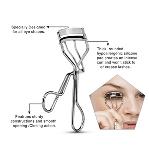 Recourbe-cils portable de haute qualité en acier inoxydable ergonomique avec poignée confortable et prise antidérapante pour les doigts - Product Image 2