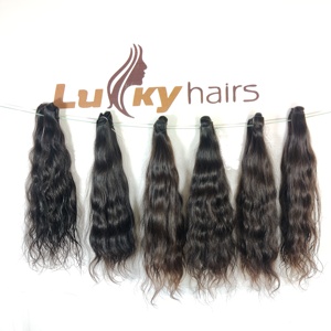 Cabello humano liso natural vietnamita de un solo donante sin productos químicos, cabello humano 100% sin procesar, comprar cabello humano ondulado negro - Product Image 3