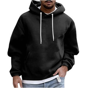 Prix d'usine avec services OEM Nouveau Streetwear Sweats à capuche pour hommes Couleur personnalisée Pull surdimensionné Sweat à capuche lourd Pull personnalisé - Product Image 2