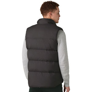 Nueva moda al por mayor a prueba de viento de talla grande chaleco acolchado chaqueta hinchada chalecos de invierno cuello alto abajo Gilet burbuja OEM - Product Image 2