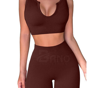 Leggings Deportivos Transpirables de Secado Rápido, Ligeros, Talla Grande, 100% Algodón, Conjunto de Yoga para Mujer, Ropa Deportiva para Gimnasio - Product Image 2