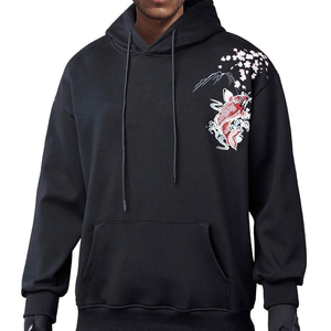 Los más vendidos hombres moda bordado sudaderas con capucha para la venta logotipo personalizado bordado Sudadera con capucha hombres con capucha bordado pulóver capucha - Product Image 5