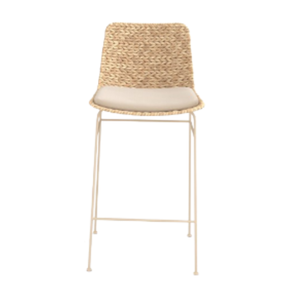 Chaises hautes naturelles pour la maison, le restaurant, les meubles de cuisine et les tabourets de bar en jacinthe avec des matériaux durables et écologiques en rotin - Product Image 5