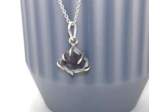 Wholesale 925 Solid Sterling Silver Pendant Beautiful <b>Purple</b> Amethyst Gemstone Necklace Elegant Pearl Jewelry Gift for Her - Product Image 3