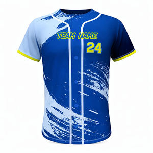 Uniformes de béisbol personalizados con impresión por sublimación, buena calidad, gran oferta - Product Image 1