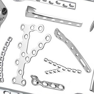 Instrumento de Cirugía Maxilofacial, Serie Trauma, Acero Inoxidable, Cirugía Estética, Placa Micro Recta con Orificios, Manual, Certificado CE - Product Image 4