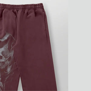 กางเกงวอร์มทรงแบ็กกี้ทรงหลวมผ้าลูกฟูกสำหรับใส่เล่นยิมใส่ได้ทั้งชายและหญิงชุดแฟชั่นบูติกออกแบบได้ตามต้องการ - Product Image 4