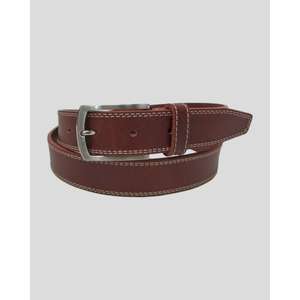 จำหน่ายส่งเข็มขัดหนังวัวแท้ 100% แบบยูนิเซ็กซ์ หัวเข็มขัดเหล็ก ลายเรียบ สไตล์วินเทจ ทนทานและใช้งานได้ยาวนาน - Product Image 2