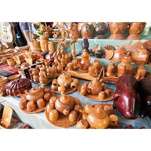 Tetera de Madera de Coco Vietnamita Hecha a Mano, Olla de Madera Natural para la Hora del Té, Decoración del Hogar y Uso en Hostelería, Tiendas de Regalos - Product Image 6