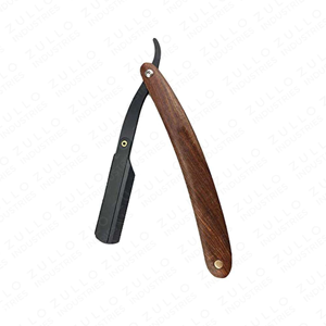 High Quality Black Stainless Steel Barber Shaving <b>Razor</b> Slide Out Blade Design Custom Logo OEM for <b>Men</b> - Product Image 4