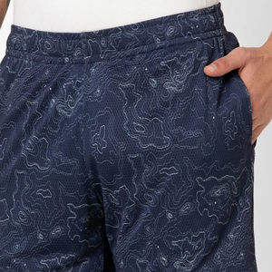 Short de sport grande taille pour homme 100% Polyester Short de basket-ball personnalisé à fleurs imprimé par sublimation - Product Image 4