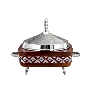 Royal Look Home Hotel Cena Mesa Centro de mesa Pegatina Cazuela impresa Olla caliente de acero inoxidable a precio económico - Product Image 3