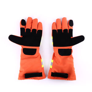 Guantes de lucha contra incendios impermeables Rescate a prueba de incendios resistentes al desgaste y al calor para conductores y bomberos - Product Image 4