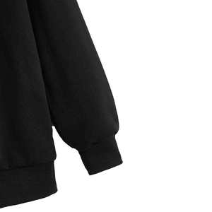 Vente en gros de sweats à capuche surdimensionnés en molleton 100% coton pour hommes, nouveaux modèles élégants, personnalisés, imprimés en 3D, avec fermeture éclair intégrale, logo en strass, hiver - Product Image 3