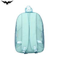 Tas Ransel Olahraga Bigetron Ringan Motif Kamuflase Tahan Air Bahan Cordura Berkilau dengan Tali Rantai dan Ritsleting untuk Wanita