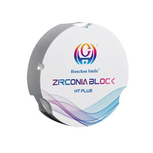 Bloc de zircone blanche HT PLUS, bloc de zircone dentaire de 98mm matériau composite dentaire naturel Cad Cam <span class=keywords><strong>prix</strong></span> de la zircone dentaire - Product Image 3