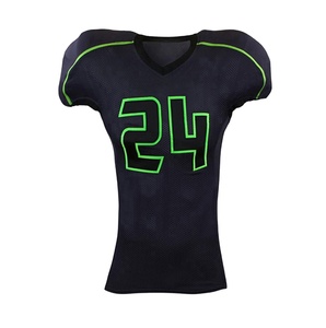 Maillot de football américain à manches courtes respirant de nouvelle conception 2025 avec logo personnalisé - Product Image 3