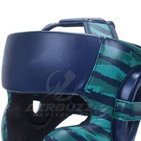 Protège-tête intégral en cuir de haute qualité, respirant, 21-25 aérations, options personnalisables pour adultes, sport de boxe - Vente en gros à bas prix